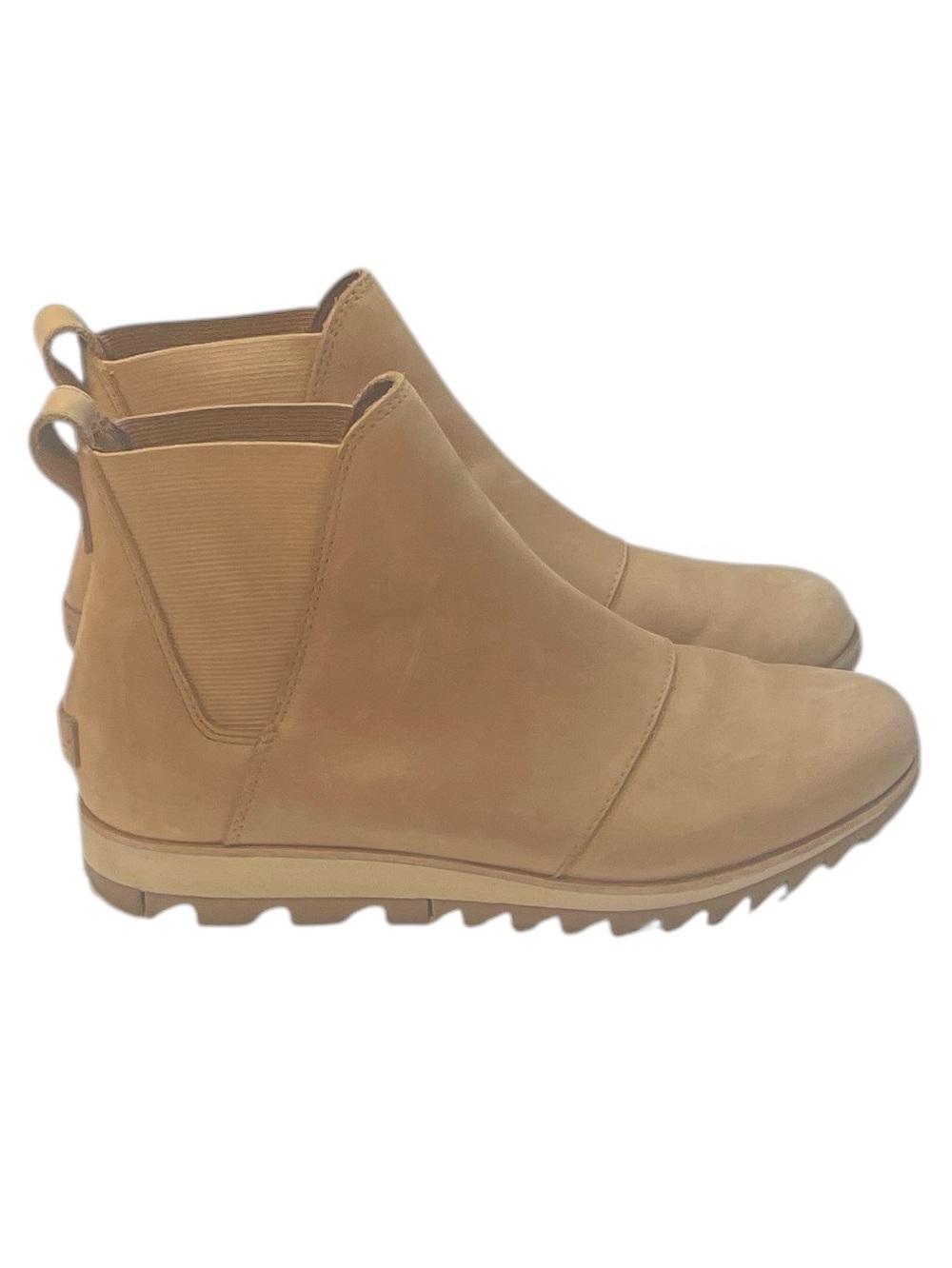 Sorel Women’s Waterproof tan Leather Chelsea Ankle boots size 7.5